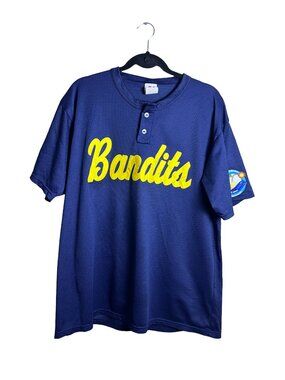 A4 Bandits Baseball Jersey Blue 2017‎ Puerto Rico XL
